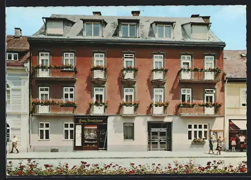 AK Bad Hall /O.-Ö., Frontalansicht der Kurpension Tassilo