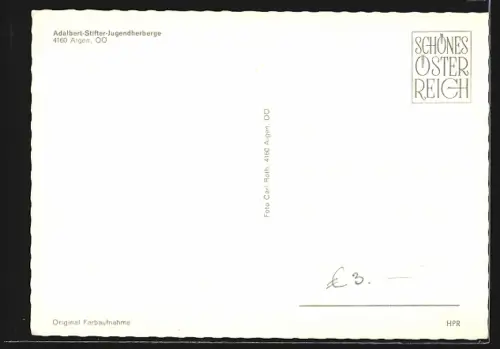 AK Aigen /O. Ö., Adalbert-Stifter-Jugendherberge