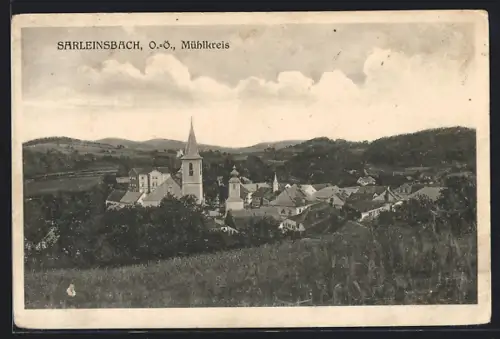 AK Sarleinsbach /Mühlkreis, Teilansicht mit Kirche