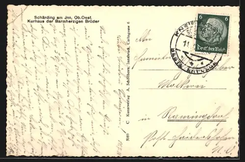 AK Schärding a. Inn, Kurhaus der Barmherzigen Brüder