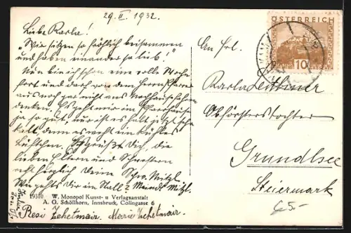 AK Vöcklabruck /Ober Oest., Kloster & Hatschek Stiftung