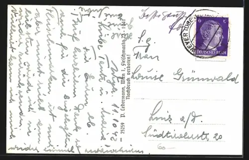 AK Weyer /Ob.-Do., Uferpartie mit Brücke