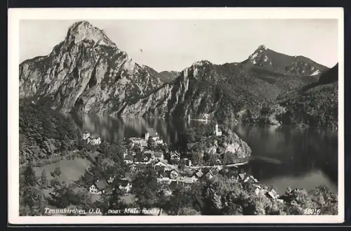 AK Traunkirchen /O. D., Teilansicht vom Malerwinkel aus