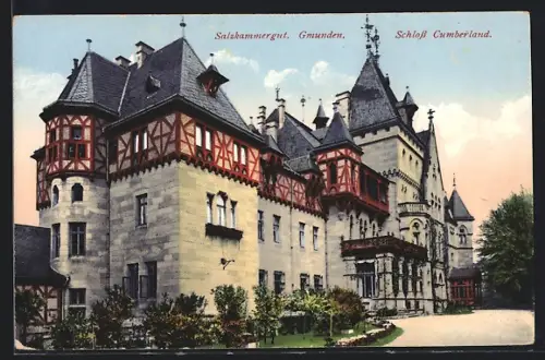 AK Gmunden, Salzkammergut, Schloss Cumberland