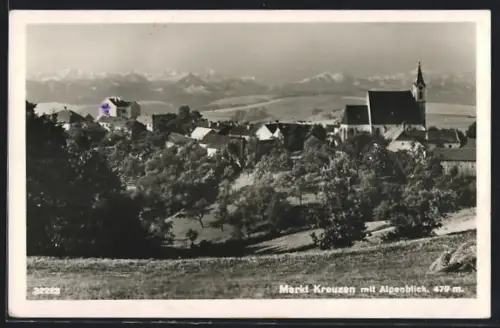 AK Markt Kreuzen, Teilansicht mit Kirche