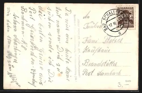 AK Bad Schallerbach /Ob. Öst., Ortspartie mit Kirche