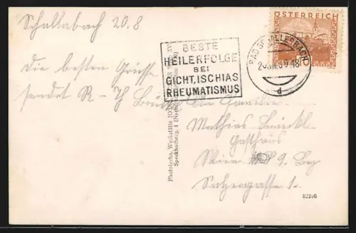 AK Bad Schallerbach, Totalansicht vom Ort