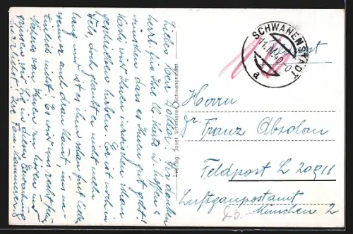 AK Schwanenstadt /O. Donau, Teilansicht mit Kirche