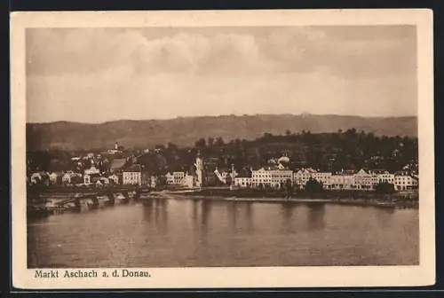 AK Aschach a. d. Donau, Panorama