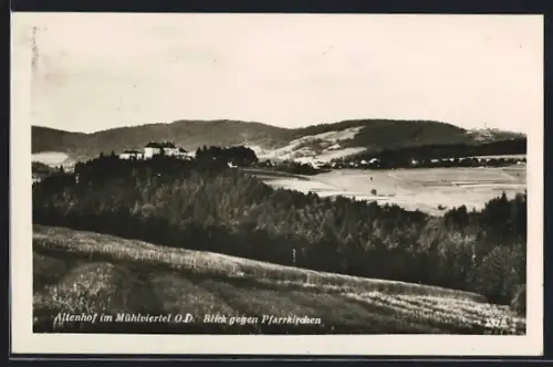 AK Altenhof im Mühlviertel, Blick gegen Pfarrkirchen