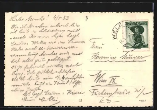 AK Schärding a. Inn, Kurhaus vom Garten aus