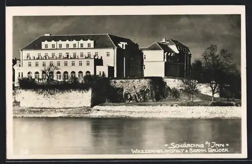 AK Schärding a. Inn, Wasserheilanstalt der Barmherzigen Brüder