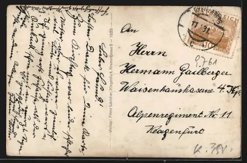 AK Greifenburg, Ortsansicht