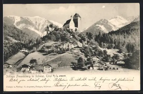 AK Schwaz /Tirol, Schloss Freundsberg