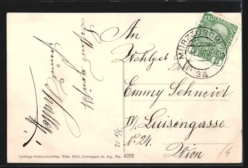 AK Mürzzuschlag /Steiermark, Teilansicht