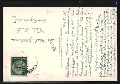 AK Wildalpen i. d. Steiermark, Blick auf die Kirche unter dem Berg