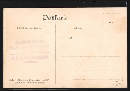 AK Heiligenblut /Kärnten, Kaiserin Elisabeth-Glocknerstrasse, Blick gegen Heiligenblut mit Kirche