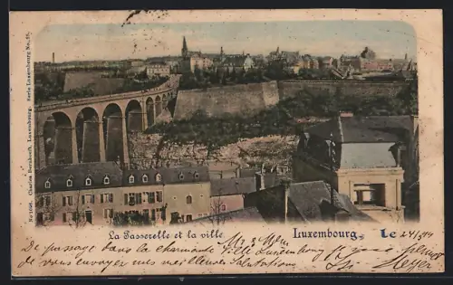 AK Luxembourg, La Passerelle et la ville