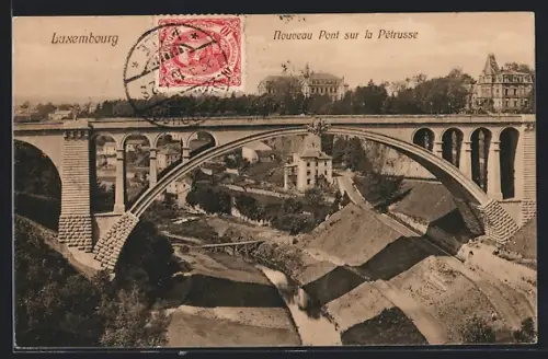 AK Luxembourg, Nouveau Pont sur la Pétrusse