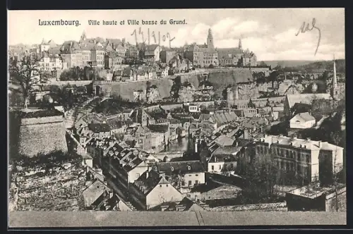 AK Luxembourg, Ville haute et Ville basse du Grund