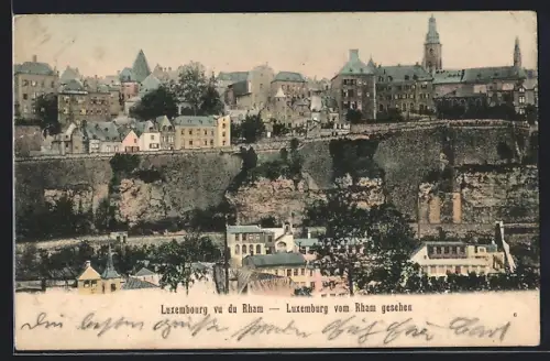 AK Luxemburg, Blick vom Rham