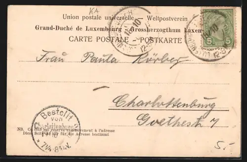 AK Luxemburg, Blick vom Rham