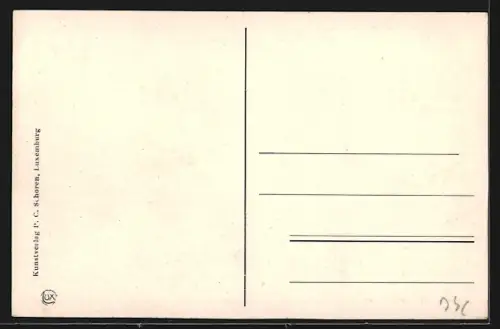 AK Diekirch, Panoramablick auf die Ortschaft