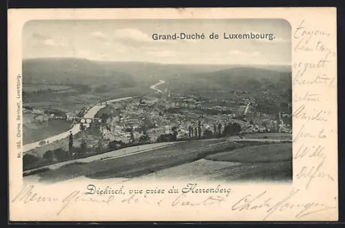 AK Diekirch, Vue prise du Herrenberg