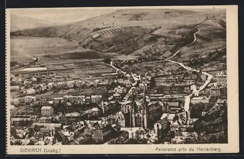 AK Diekirch, Panorama pris du Herrenberg