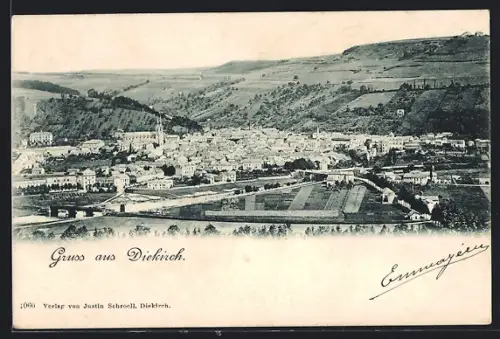 AK Diekirch, Gesamtansicht mit Umgebung