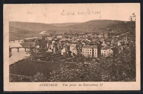 AK Diekirch, Vue prise du Herrenberg