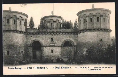 AK Luxembourg, Fort Thungen, Drei Eicheln