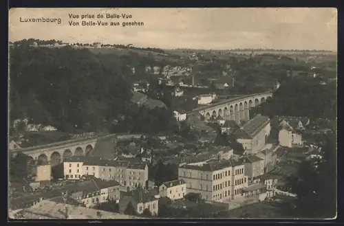 AK Luxembourg, Vue prise de Belle-Vue