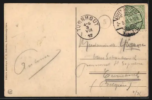 AK Luxembourg, Vue prise de Belle-Vue