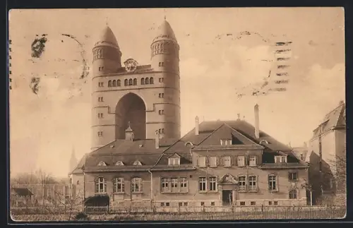 AK Ulm / Donau, Kasino des 9. Württ. Infanterie-Regiments Nr. 127, Kaserne