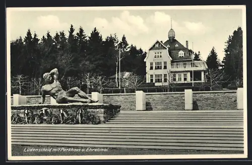 AK Lüdenscheid, Parkhaus und Ehrenmal