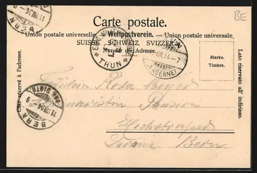 AK Thun, Partie an der Kaserne