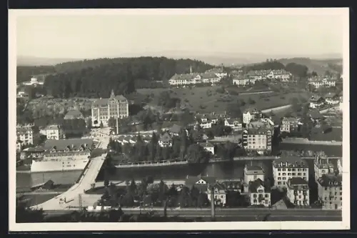 AK Luzern, St. Karli mit Schulhaus und Kantonspital