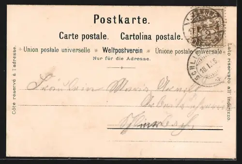 Künstler-AK C. Steinmann: Luzern, Seebrücke & Schweizerhofquai