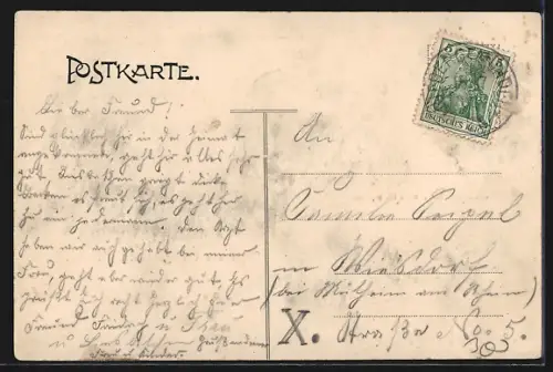 AK Ehringshausen / Gemünden, Gasthof von Friedrich Eckstein, Totalansicht vom Ort