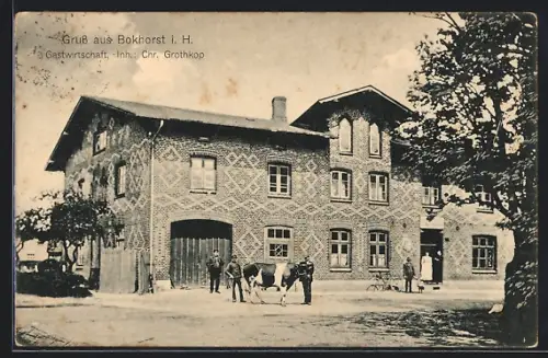 AK Bokhorst i. H., Gasthaus von Chr. Grothkop