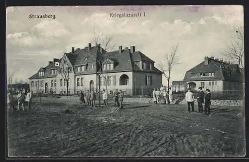 AK Strausberg, Soldaten im Kriegslazarett I.