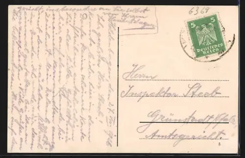 AK Heldenbergen /Hessen, Schloss Leonhardi, Strassenpartien