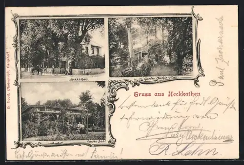 AK Hamburg-Lohbrügge, Hotel & Gasthof Heckkaten