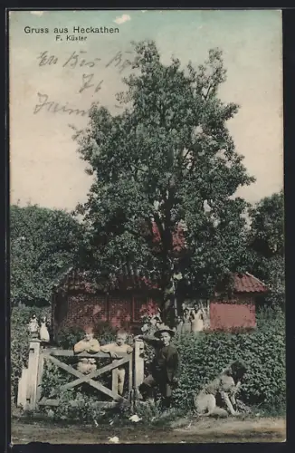 AK Hamburg-Bergedorf, Küster`s Häuschen an der Heckkathen-Schanze