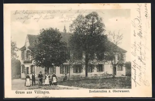 AK Villingen / Baden, Restaurant z. Oberwasser