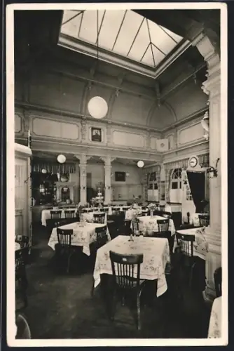 AK Lichtenfels / Main, Bahnhofsgaststätte, Innenansicht