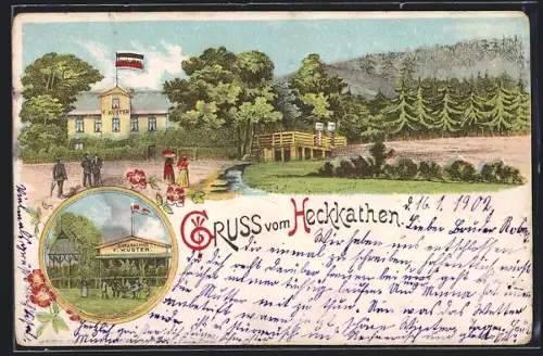 AK Hamburg-Bergedorf, Gasthaus Heckkathen, Inh. F. Küster, Club- & Ballhaus