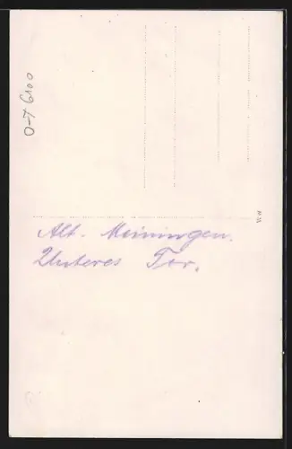 Künstler-AK Alt-Meiningen, Unteres Tor