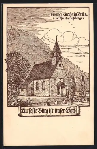 AK Zeil a. M., ev. Kirche